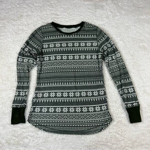 Cuddl Duds Stretch Thermal Fair Isle pattern - lot of two, size small - Picture 7 of 9